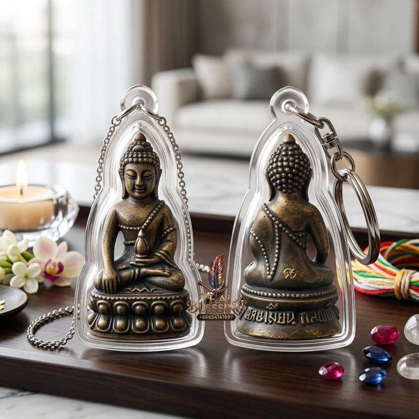 ✨ Sacred Phra Kring Chinabanchorn Amulet: 'Shao Ha Maha Setthi' Wealth Edition by LP Mian – Authentic Thai Masterpiece Thai Blessing Co By RURUECHA