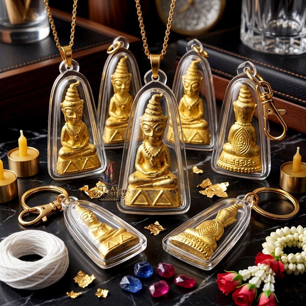 ✨ Sacred "Phra Ngang Saneh Phaya Mon" (God of Seduction): Brass Edition – Consecrated by Luang Phor Rung, Suan Tham Sirin Tharam (2025) Thai Blessing Co By RURUECHA