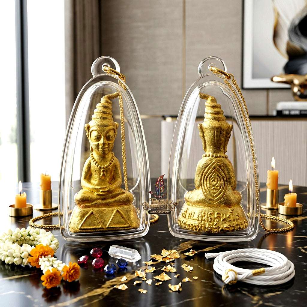 ✨ Sacred "Phra Ngang Saneh Phaya Mon" (God of Seduction): Brass Edition – Consecrated by Luang Phor Rung, Suan Tham Sirin Tharam (2025) Thai Blessing Co By RURUECHA