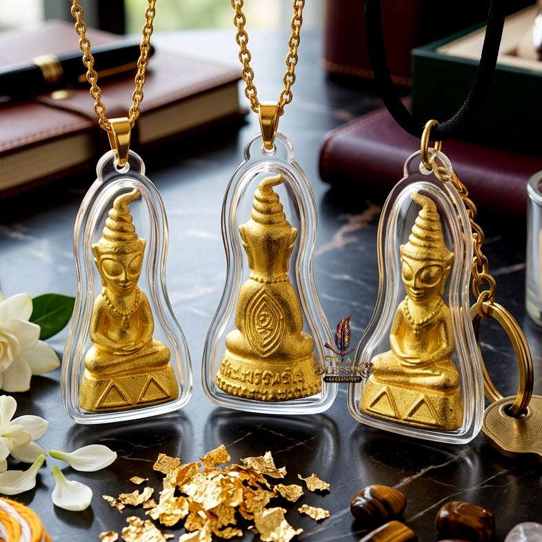 ✨ Sacred "Phra Ngang Saneh Phaya Mon" (God of Seduction): Brass Edition – Consecrated by Luang Phor Rung, Suan Tham Sirin Tharam (2025) Thai Blessing Co By RURUECHA