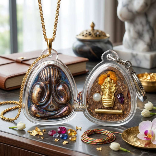 💰 Sacred "Phra Pidta Na Setthi" (Millionaire Na): "Setthi Sang Wat" (Millionaire Building the Temple) Edition – Consecrated by Pho Than Phong, Wat Chaeng (2022) Thai Blessing Co By RURUECHA