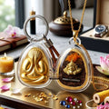💰 Sacred "Phra Pidta Na Setthi" (Millionaire’s Close-Eyes Amulet): Gold-Plated Sacred Alloy – "Setthi Sang Wat" (Millionaire-Built Temple) Edition, Consecrated by Phor Than Phong, Wat Chaeng (2025) Thai Blessing Co By RURUECHA