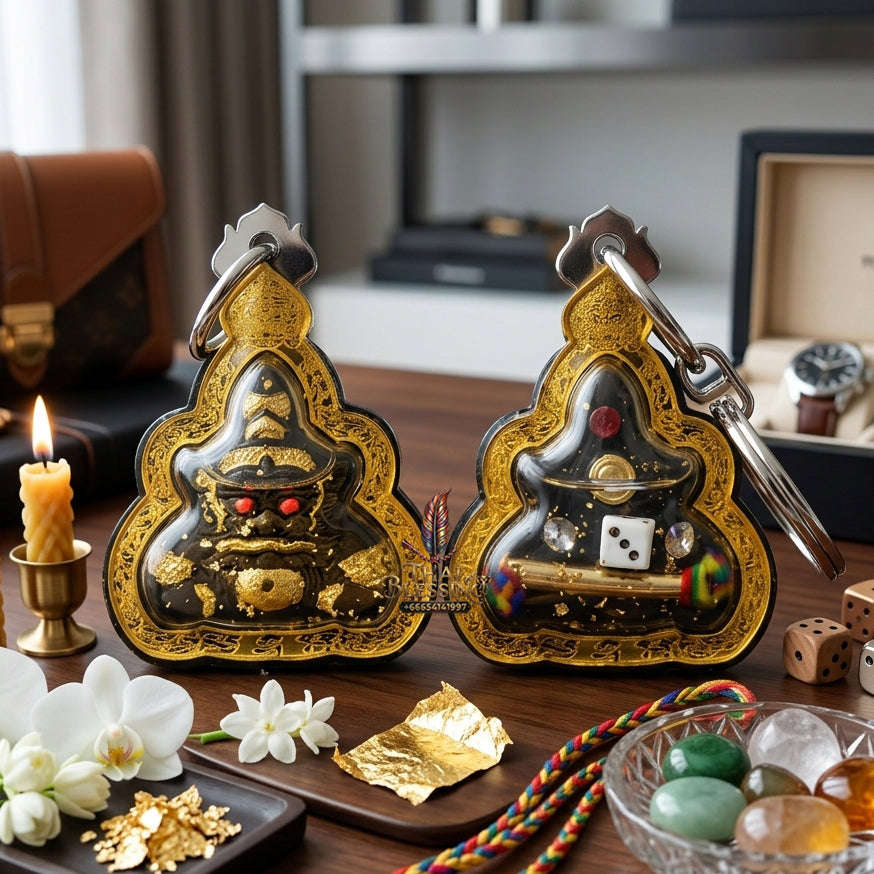✨ Sacred Phra Rahu "Above Destiny" Talisman | Master-Blessed by Phra Achan Amnuay, Mahaveero Meditation Center (2026 Edition) Thai Blessing Co By RURUECHA