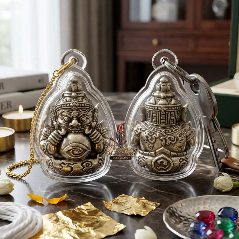 ✨ Sacred Phra Rahu "Fate-Enhancing" Talisman | Authentic Achan Subin Na Na Thong 2026 Edition Thai Blessing Co By RURUECHA