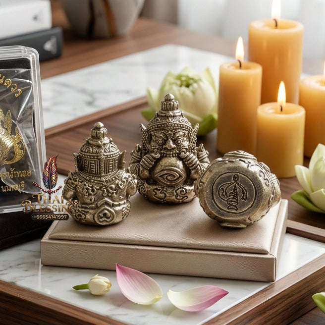 ✨ Sacred Phra Rahu "Fate-Enhancing" Talisman | Authentic Achan Subin Na Na Thong 2026 Edition Thai Blessing Co By RURUECHA