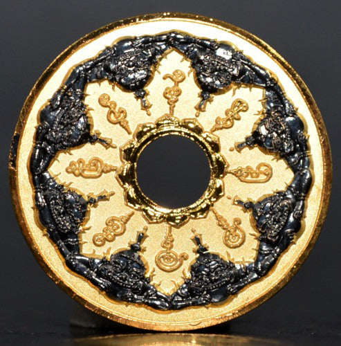 ✨ Sacred Phra Rahu "Fate-Support" Coin | Bronze 2K Gold & Silver Plated | Master-Blessed by Phra Achan Prasut, Wat Nai Tao (2026 Edition) Thai Blessing Co By RURUECHA