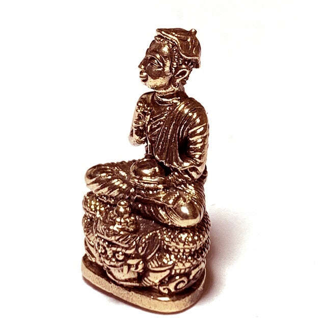 ✨ Sacred Phra Upakut 'Nuer Duang' Amulet 2015 – Polished Red Satang Copper Edition by Kruba Na (Doi Ihuy) – The Ultimate Destiny-Enhancing Talisman for Overcoming Obstacles, Supreme Wealth, and Winning Luck (3.1 x 1.8 cm)