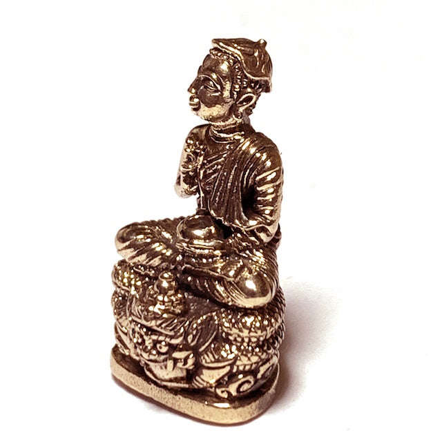 ✨ Sacred Phra Upakut 'Nuer Duang' Amulet 2015 – Polished Red Satang Copper Edition by Kruba Na (Doi Ihuy) – The Ultimate Destiny-Enhancing Talisman for Overcoming Obstacles, Supreme Wealth, and Winning Luck (3.1 x 1.8 cm)