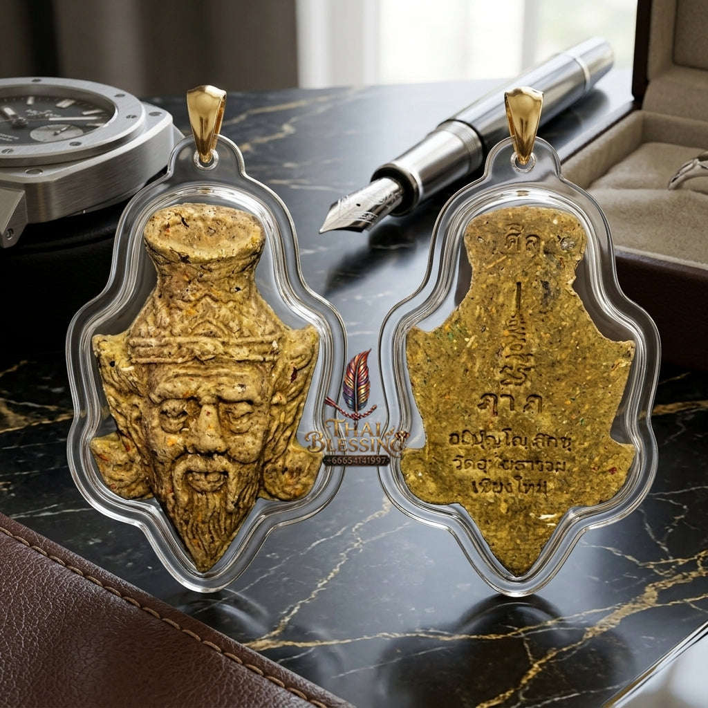 💥 DIVINE SAGE WISDOM & SUPREME WEALTH MAGNET! Ruesi Hermit Master Head "Sap Paisan" for Supreme Intuition, Extreme Wealth, and Magnetic Charisma