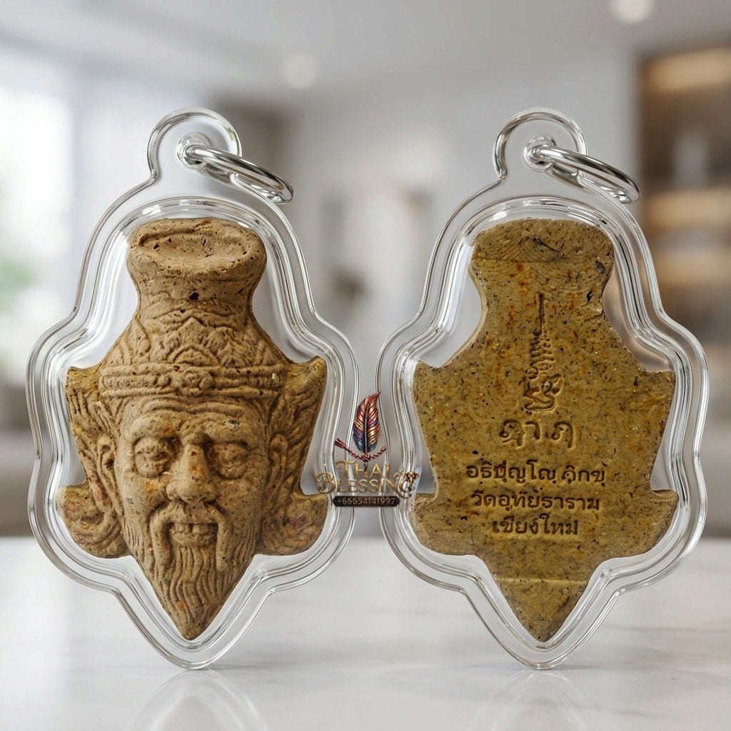 💥 DIVINE SAGE WISDOM & SUPREME WEALTH MAGNET! Ruesi Hermit Master Head "Sap Paisan" for Supreme Intuition, Extreme Wealth, and Magnetic Charisma
