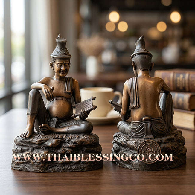 ✨🧘‍♂️ Sacred "Rusi Duang Setthee" (The Millionaire’s Fate Sage) – Samrit Bronze Altar Edition: Luang Pu Reo, Wat Nong No (2020) – The Ultimate Engine for Wealth Manifestation, Strategic Mastery, and Sovereign Command!