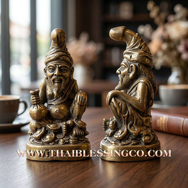 🦉 Sacred "Rusi Nok Khed" (The Mystic Owl Sage) – Samrit Bronze Altar Edition: Arjan Plian Hatyanon (2023) – The Supernatural Engine for Mesmerizing Attraction, Hidden Wealth, and Unstoppable Trade Charisma!