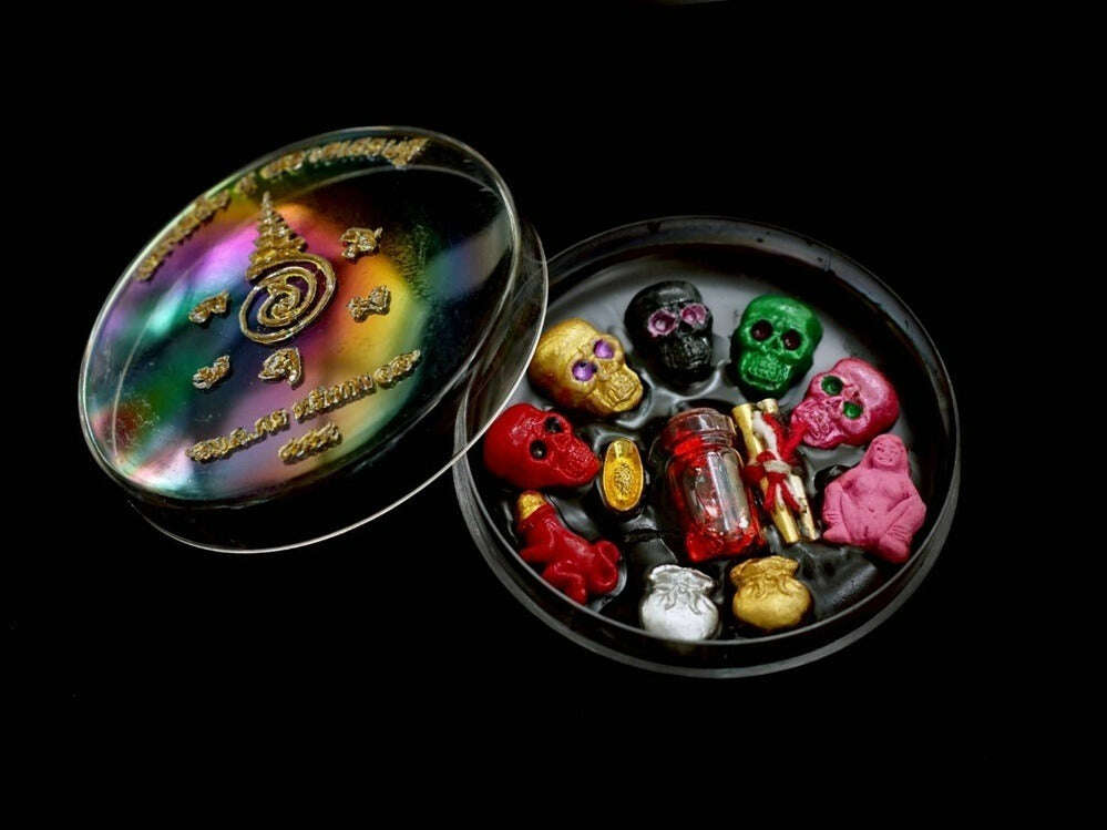 🕯️Sacred Sakpueang “5 Maha Phut Prai Thong Maha Heng 168” – Potent Thai Spiritual Wax for Fortune, Charm & Spiritual Empowerment by Ajarn Korn Treethip