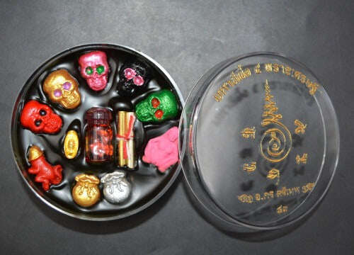 🕯️Sacred Sakpueang “5 Maha Phut Prai Thong Maha Heng 168” – Potent Thai Spiritual Wax for Fortune, Charm & Spiritual Empowerment by Ajarn Korn Treethip