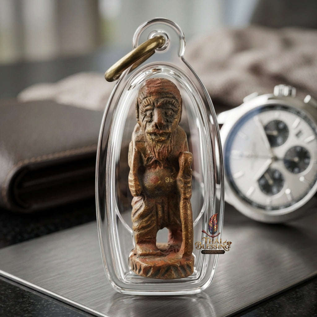 ✨ Sacred Satta Lohate Chuchok Long Life Edition Amulet (Luang Pu Gleang, Wat Non Kaed, B.E. 2553) for Ultimate Wealth, Trade & Business Success Thai Blessing Co By RURUECHA