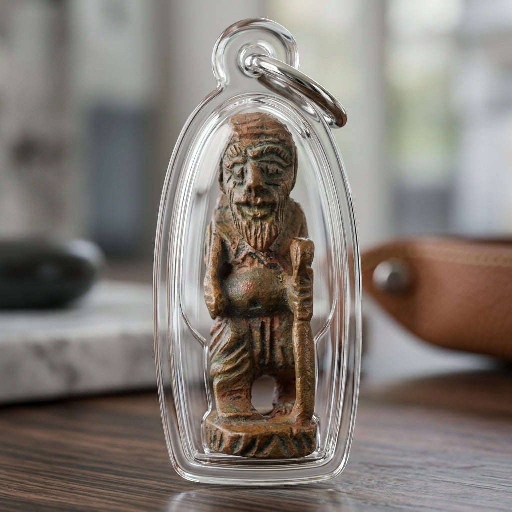 ✨ Sacred Satta Lohate Chuchok Long Life Edition Amulet (Luang Pu Gleang, Wat Non Kaed, B.E. 2553) for Ultimate Wealth, Trade & Business Success Thai Blessing Co By RURUECHA