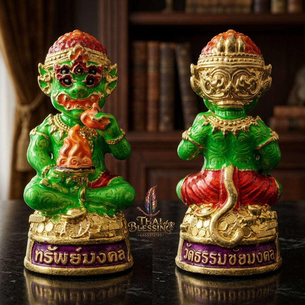 ✨ Sacred Si Hu Ha Ta Auspicious Wealth Edition - Ultimate Windfall Gold Magnet & Divine Fortune Bronze Talisman Thai Blessing Co By RURUECHA
