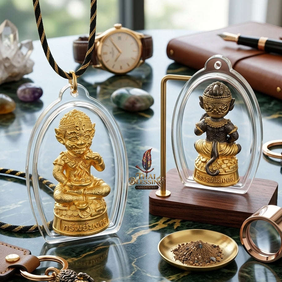 ✨ Sacred Si Hu Ha Ta Auspicious Wealth Edition - Ultimate Windfall Gold Magnet & Divine Fortune Bronze Talisman Thai Blessing Co By RURUECHA
