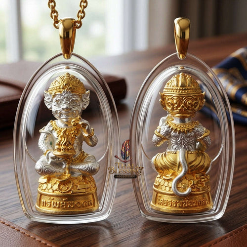 ✨ Sacred Si Hu Ha Ta Auspicious Wealth Edition - Ultimate Windfall Gold Magnet & Divine Fortune Bronze Talisman Thai Blessing Co By RURUECHA