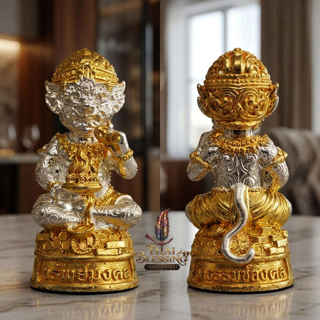 ✨ Sacred Si Hu Ha Ta Auspicious Wealth Edition - Ultimate Windfall Gold Magnet & Divine Fortune Bronze Talisman Thai Blessing Co By RURUECHA