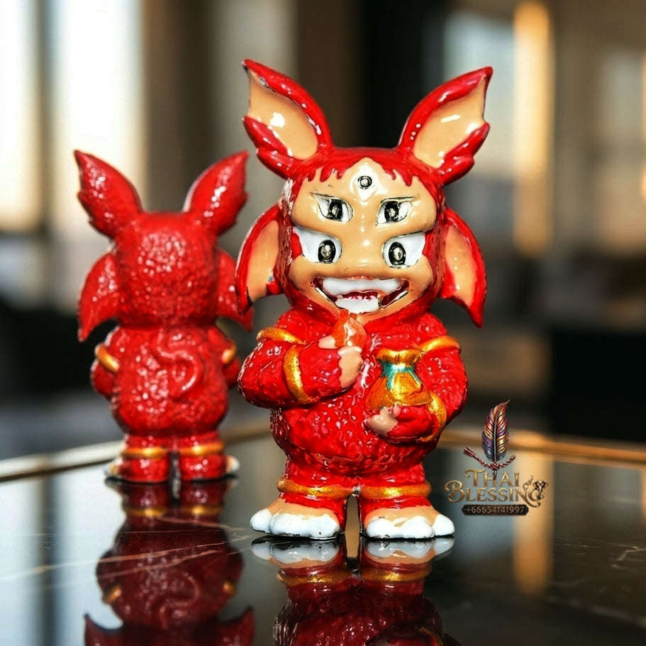 ✨ Sacred Si Hu Ha Ta Enameled Bronze "Instant Wealth" Edition - Elite Divine Fortune & Magnetic Success Talisman Thai Blessing Co By RURUECHA