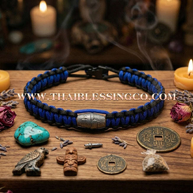 ✨🕉️ Sacred "Takua Ouan" Alchemical Lead Takrut Bracelet – Setthee 1000 Lan Edition: Luang Pu Key, Wat Sri Lamyong (2008 Exclusive) – The Ultimate Guardian Talisman for Absolute Protection, Wealth Stability, and Spiritual Armor