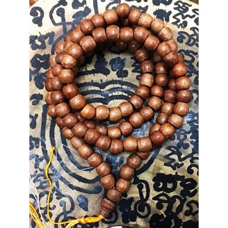 Sacred Tamarind Wood Mala Beads for Protection and Blessings – Spiritual Wellness Accessory Default Title