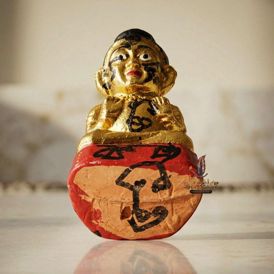 ✨ Sacred Terracotta Kuman Thong Wealth & Fortune Blessing Amulet by LP Chan (B.E. 2567) Thai Blessing Co By RURUECHA