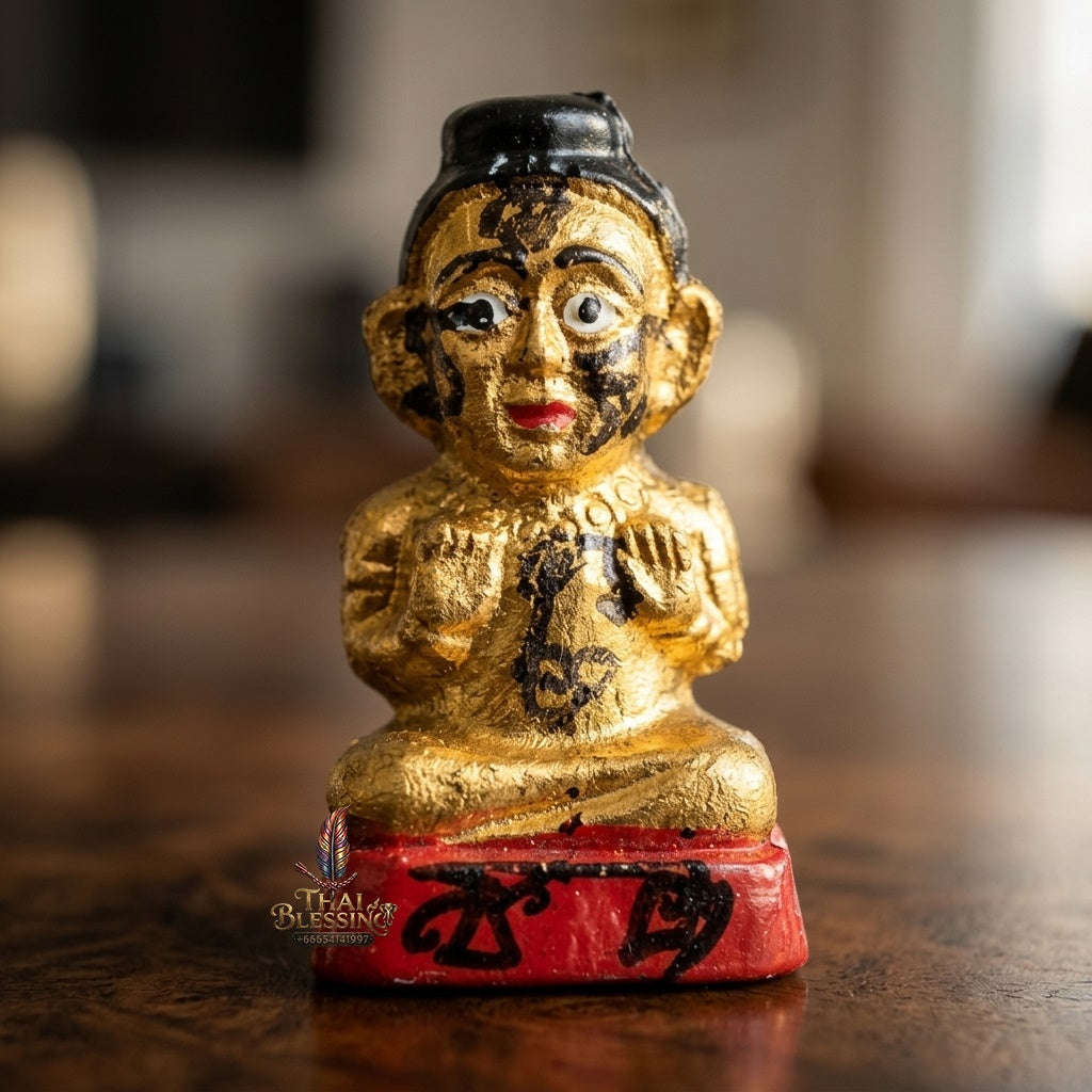 ✨ Sacred Terracotta Kuman Thong Wealth & Fortune Blessing Amulet by LP Chan (B.E. 2567) Thai Blessing Co By RURUECHA