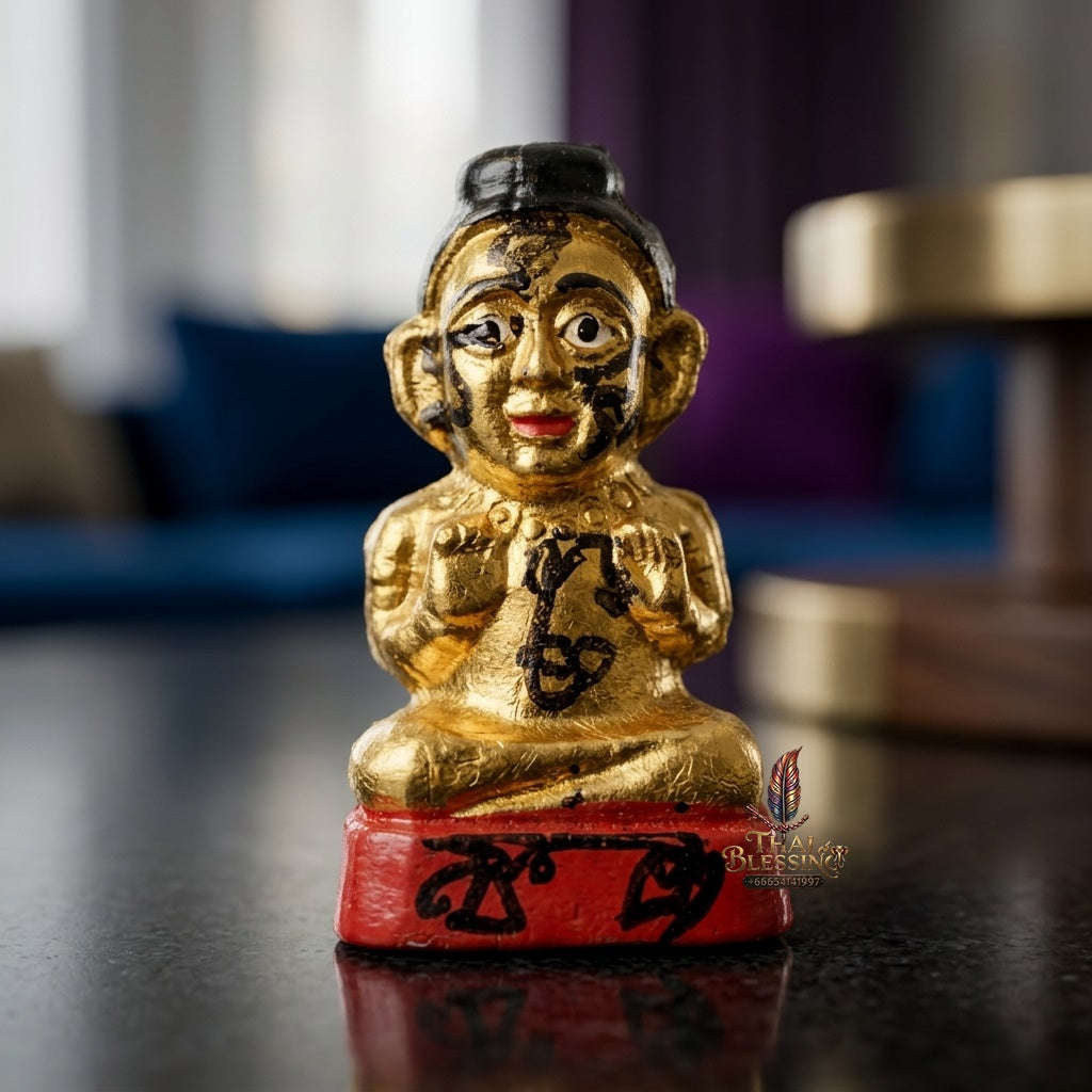 ✨ Sacred Terracotta Kuman Thong Wealth & Fortune Blessing Amulet by LP Chan (B.E. 2567) Thai Blessing Co By RURUECHA