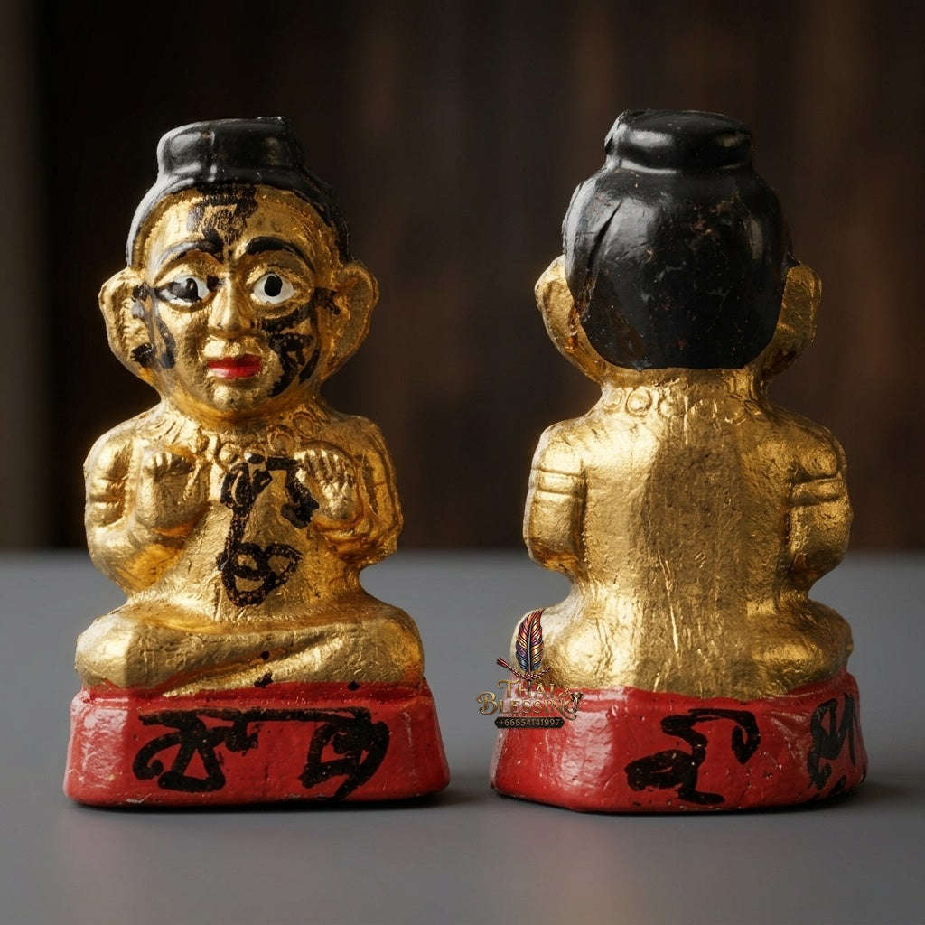 ✨ Sacred Terracotta Kuman Thong Wealth & Fortune Blessing Amulet by LP Chan (B.E. 2567) Thai Blessing Co By RURUECHA