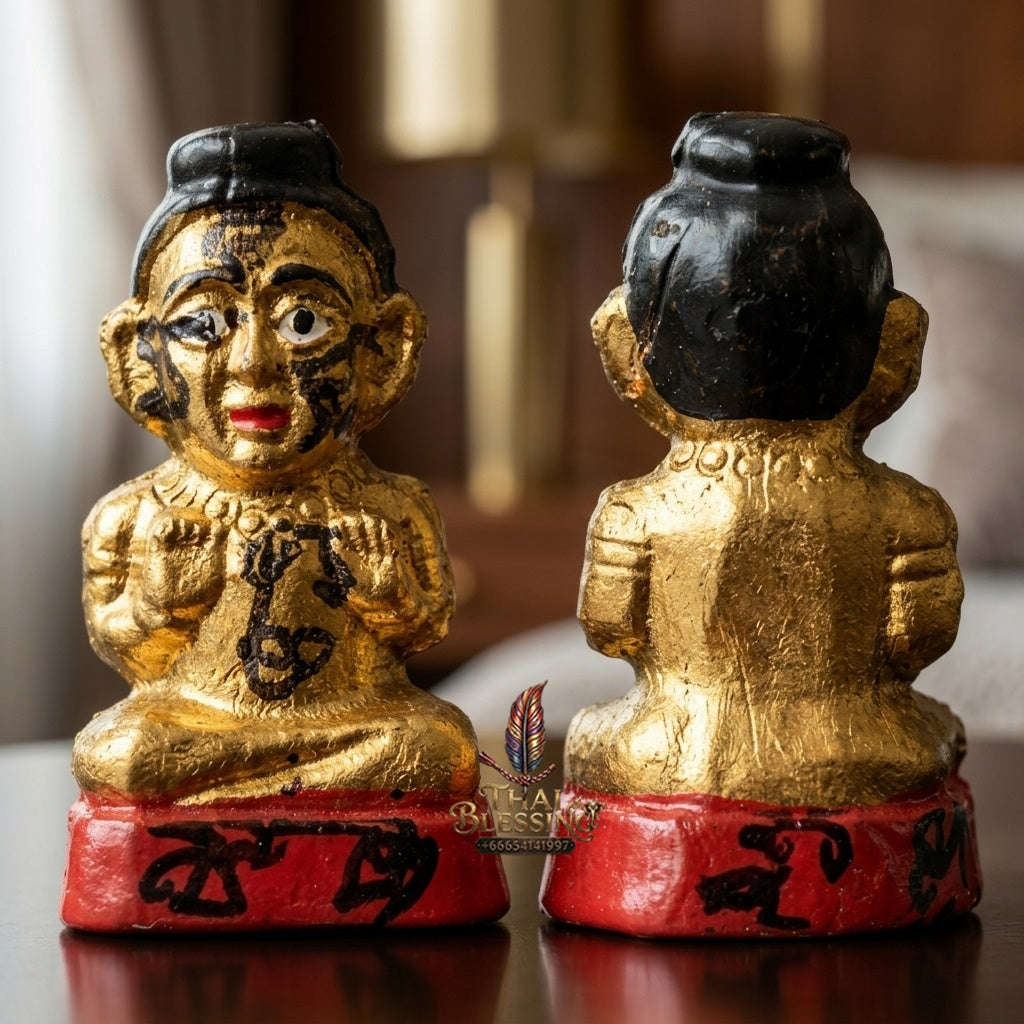 ✨ Sacred Terracotta Kuman Thong Wealth & Fortune Blessing Amulet by LP Chan (B.E. 2567) Thai Blessing Co By RURUECHA