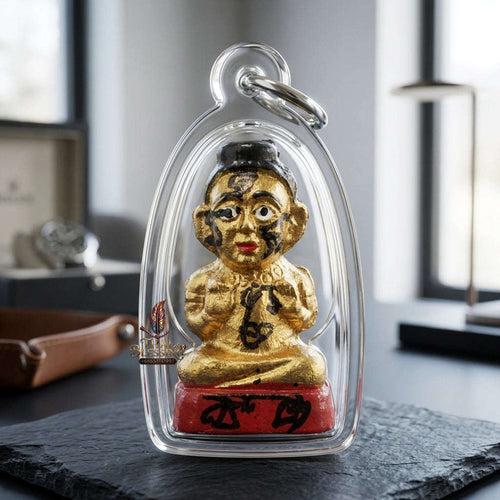 ✨ Sacred Terracotta Kuman Thong Wealth & Fortune Blessing Amulet by LP Chan (B.E. 2567) Thai Blessing Co By RURUECHA