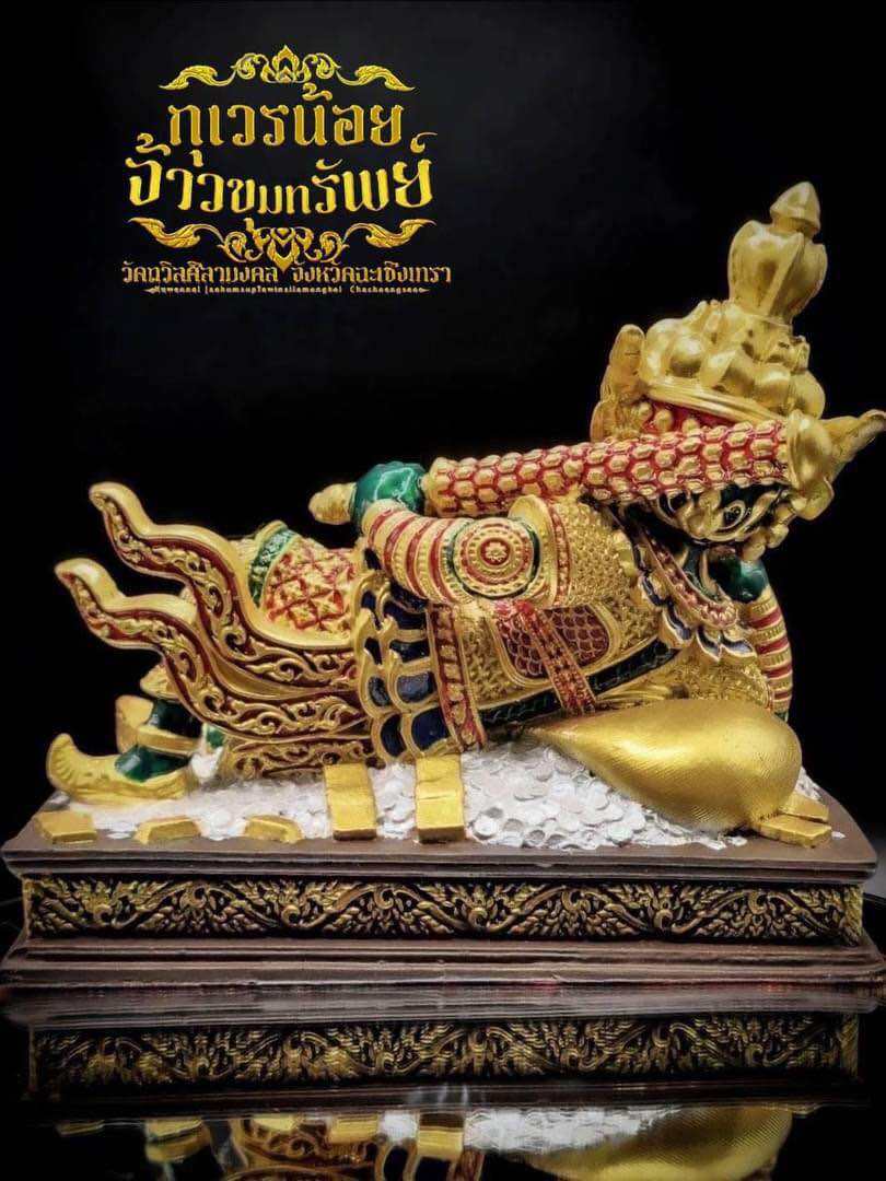Limited Edition Sacred Thai Guardian Statue with Intricate Details and Rich Colors for Spiritual Protection