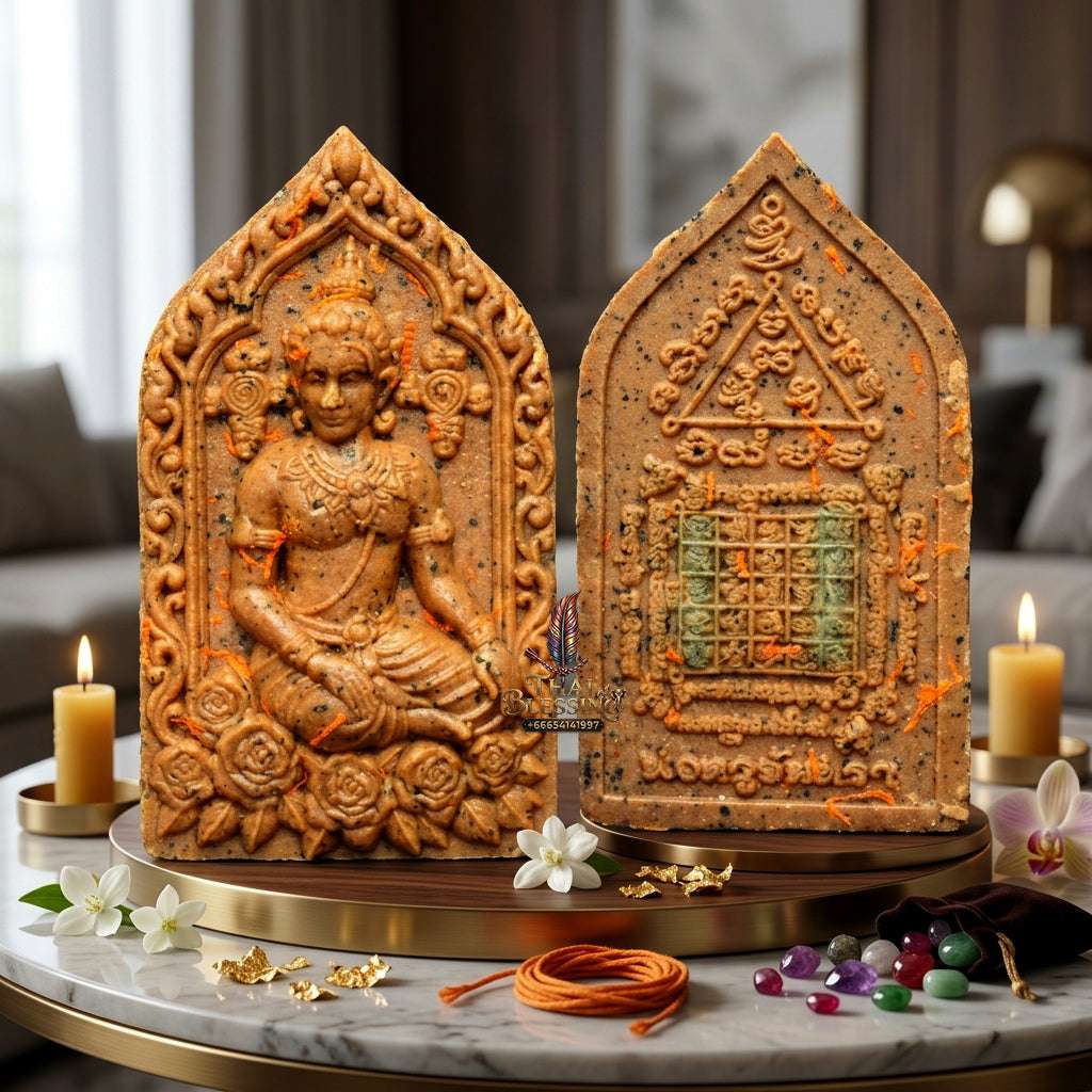 💖 Sacred "Thewa Roi Rak" (Hundred Loves Deva): "Gammakan" (Committee/Exclusive) Edition – Consecrated by Phor Kru Jantra (2025) Thai Blessing Co By RURUECHA