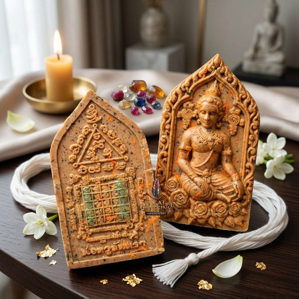 💖 Sacred "Thewa Roi Rak" (Hundred Loves Deva): "Gammakan" (Committee/Exclusive) Edition – Consecrated by Phor Kru Jantra (2025) Thai Blessing Co By RURUECHA