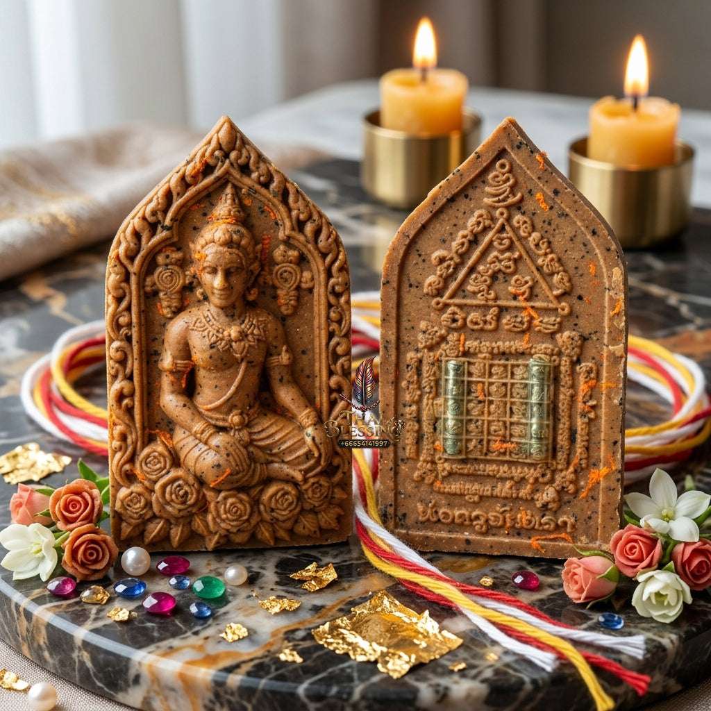 💖 Sacred "Thewa Roi Rak" (Hundred Loves Deva): "Gammakan" (Committee/Exclusive) Edition – Consecrated by Phor Kru Jantra (2025) Thai Blessing Co By RURUECHA
