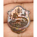 Sao Non Gin Wealth Coin 2566 - Prosperity and Fortune Tiger Resting Coin by Phra Ajarn Prasut Default Title