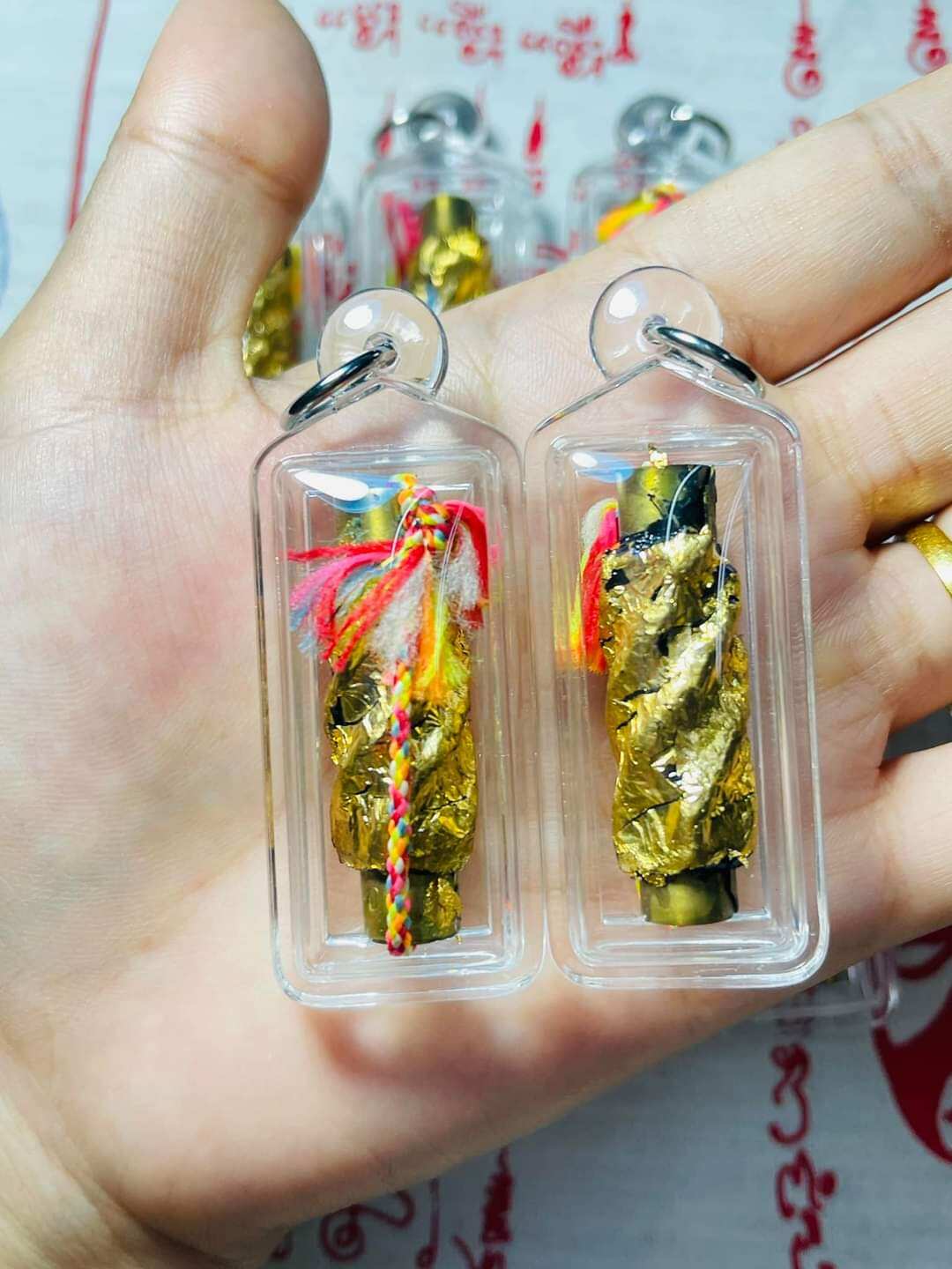 Thai Blessing Amulet - Sariga Suea Non Kin Takrut for Spiritual Protection and Luck Default Title