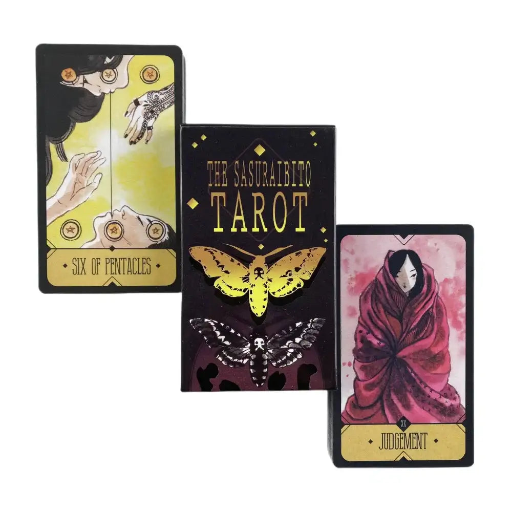 Sasuraibito Tarot Deck – 78 Cards with English Guidebook | Buddhist-Inspired Oracle for Fortune, Vision & Spiritual Growth