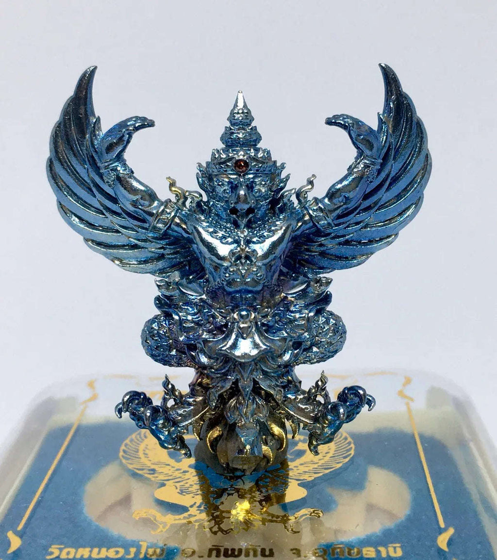 🪙 “Script of Wealth Garuda 168” – Large‑Format Royal Wealth & Protection Guardian Amulet Blue Lord Meat