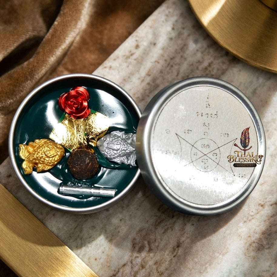 ✨ See Phueng Chindamani Phaya Mon Maha Phoke Sap (Master-Grade Chindamani Gem & Great Wealth-Gathering Sacred Wax - Supreme Metta, Commerce, & Negotiation Edition