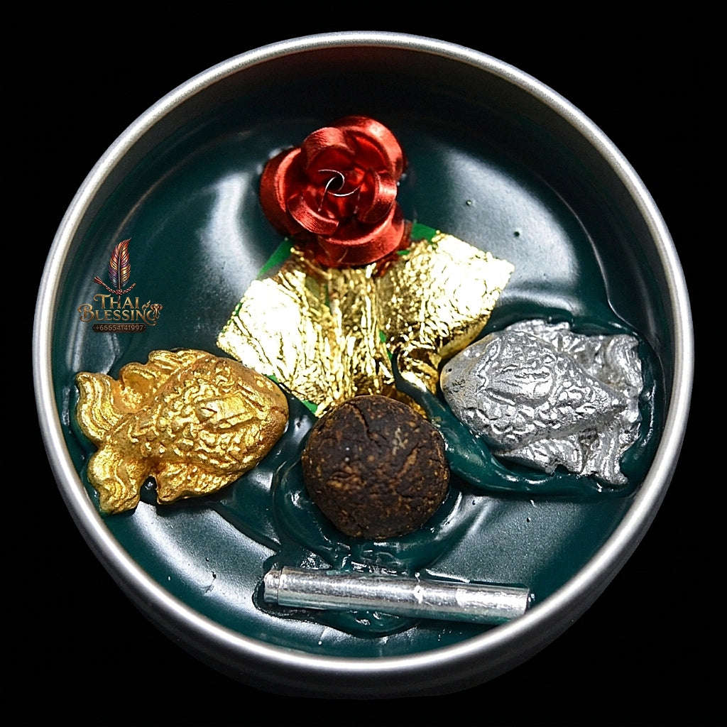 ✨ See Phueng Chindamani Phaya Mon Maha Phoke Sap (Master-Grade Chindamani Gem & Great Wealth-Gathering Sacred Wax - Supreme Metta, Commerce, & Negotiation Edition