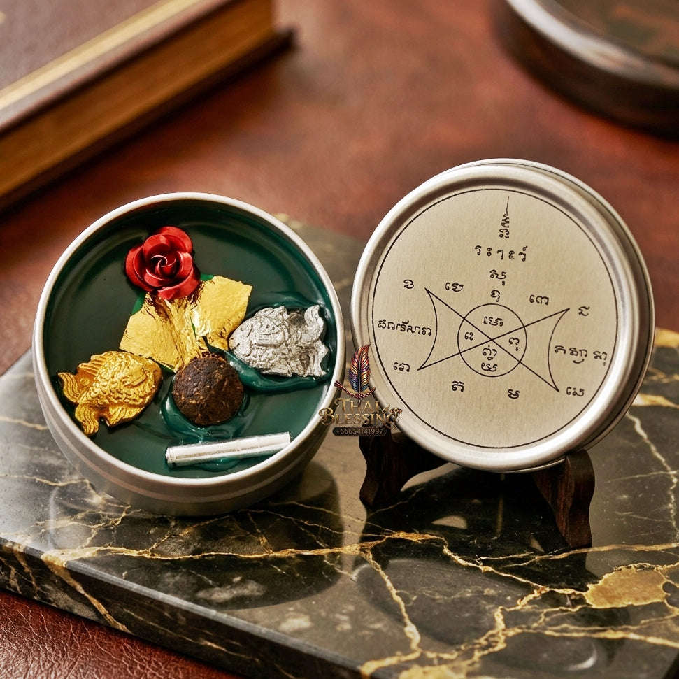 ✨ See Phueng Chindamani Phaya Mon Maha Phoke Sap (Master-Grade Chindamani Gem & Great Wealth-Gathering Sacred Wax - Supreme Metta, Commerce, & Negotiation Edition