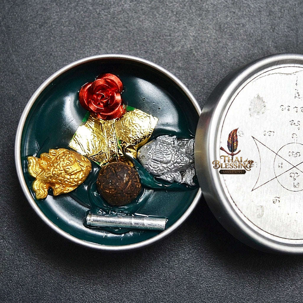 ✨ See Phueng Chindamani Phaya Mon Maha Phoke Sap (Master-Grade Chindamani Gem & Great Wealth-Gathering Sacred Wax - Supreme Metta, Commerce, & Negotiation Edition