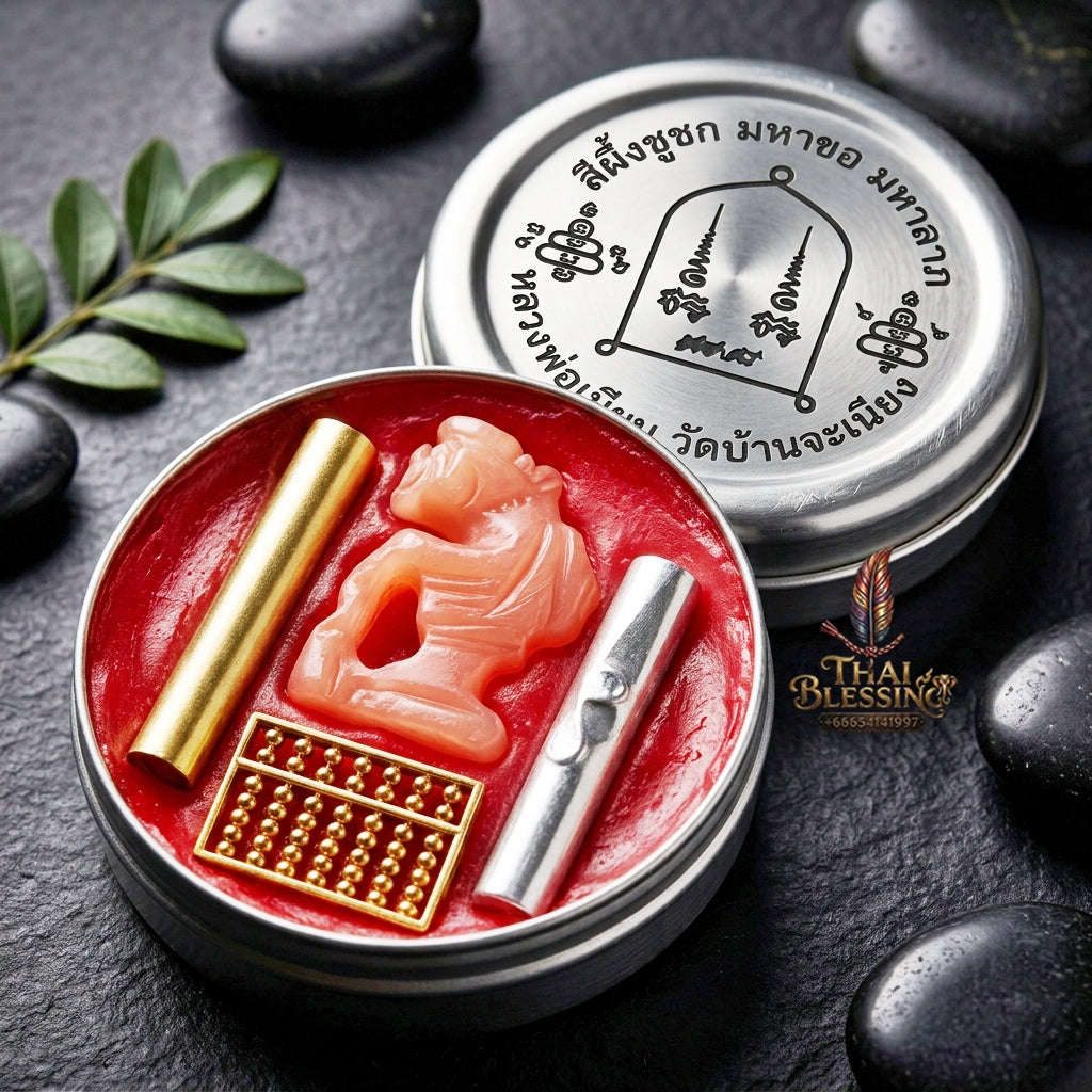 ✨ See Phueng Chuchok Kho Ngoen Kho Thong (Master-Grade Wealth-Begging & Debt-Relief Sacred Wax - Supreme Metta, Seduction, & Negotiation Edition