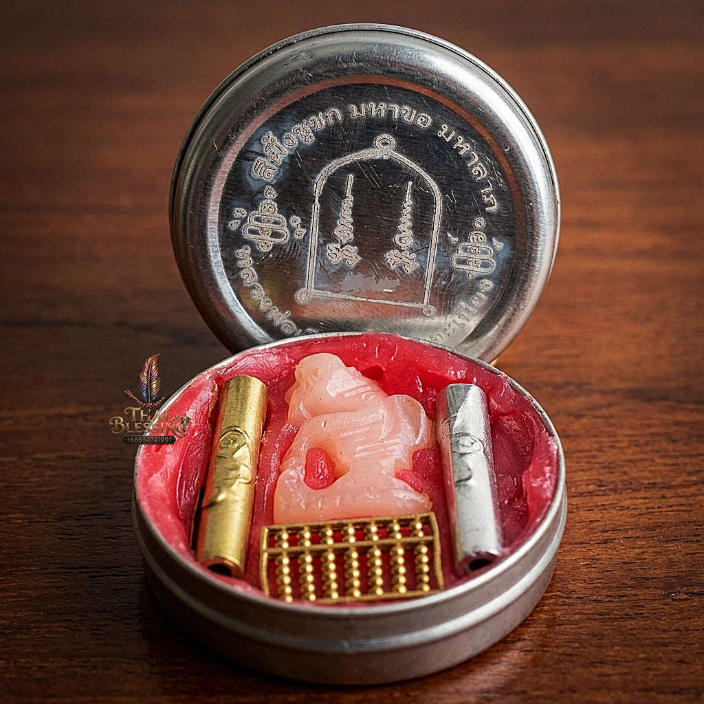 ✨ See Phueng Chuchok Kho Ngoen Kho Thong (Master-Grade Wealth-Begging & Debt-Relief Sacred Wax - Supreme Metta, Seduction, & Negotiation Edition