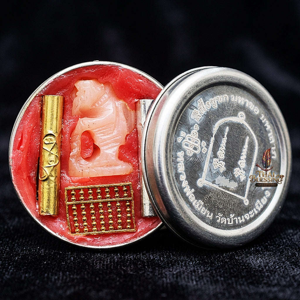 ✨ See Phueng Chuchok Kho Ngoen Kho Thong (Master-Grade Wealth-Begging & Debt-Relief Sacred Wax - Supreme Metta, Seduction, & Negotiation Edition