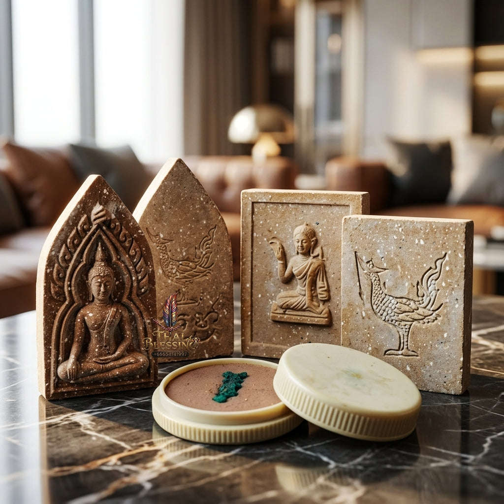 ✨ See Phueng, Khun Paen & Nang Kwak Master Wax Set (13 Lunar Year Auspicious Edition, 2542 / 1999) - Luang Pu Hong / Wat Phetburi (Susarn Thung Mon) Thai Blessing Co By RURUECHA
