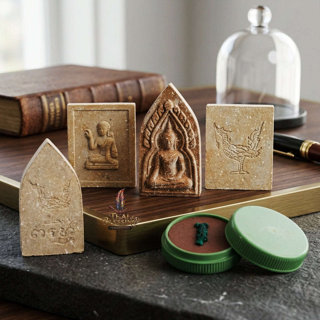 ✨ See Phueng, Khun Paen & Nang Kwak Master Wax Set (13 Lunar Year Auspicious Edition, 2542 / 1999) - Luang Pu Hong / Wat Phetburi (Susarn Thung Mon) Thai Blessing Co By RURUECHA